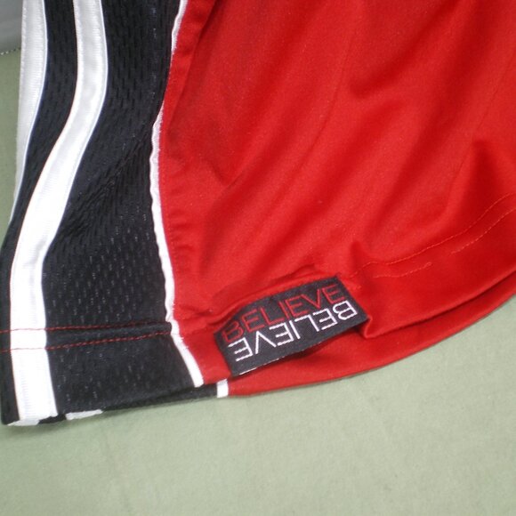 Adidas Jersey Style Red/Black/White Sleeveless Shirt, Size XL - Picture 3 of 8